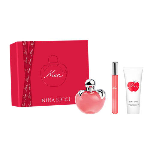 Set Nina 3 pc For Woman Edt 2.7oz Spray