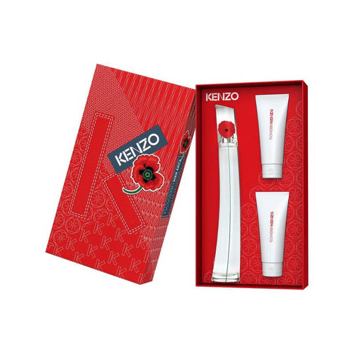 Set Kenzo Flower 3pc. Edp 3.3oz Spray