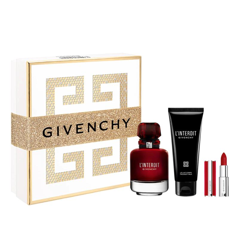 Set Givenchy L'Interdit Rouge Edp 2.7oz Spray