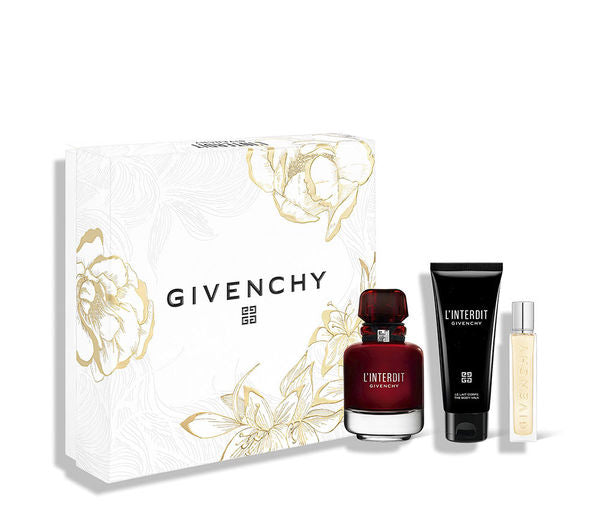 Set  L'Interdit Rouge 3pc For Woman Edp 2.7oz Spray