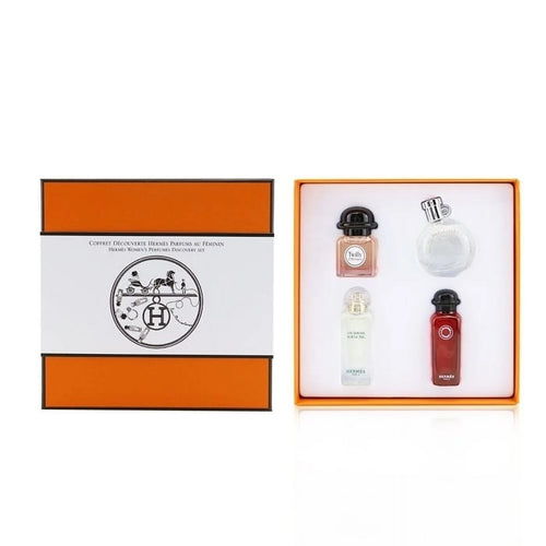 Mini Set Hermes Parfum For Women Edp 4 X 0.25oz Spray