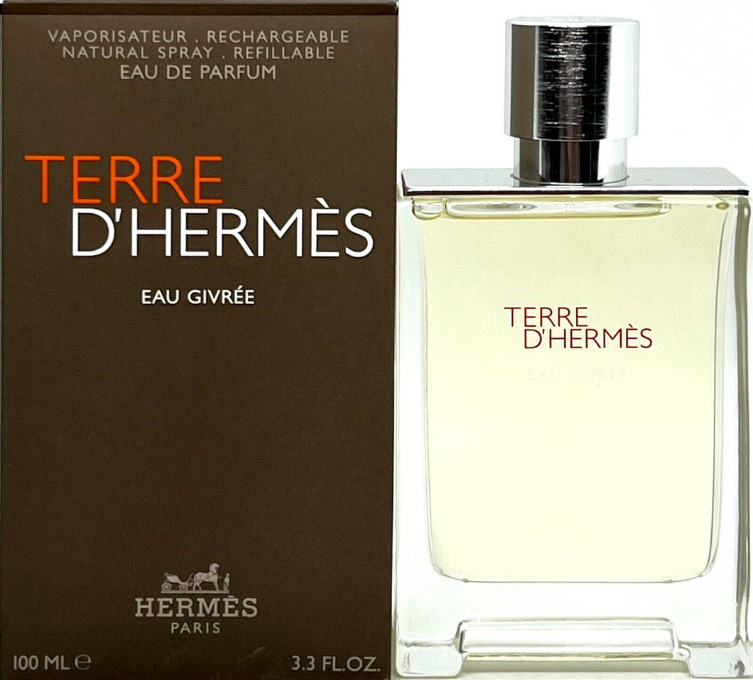 Hermes Terre Eau Givree For Man Edp 3.3oz Spray