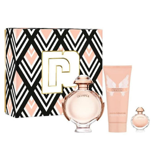 Set Olympea 3pc. Edp 2.7oz Spray