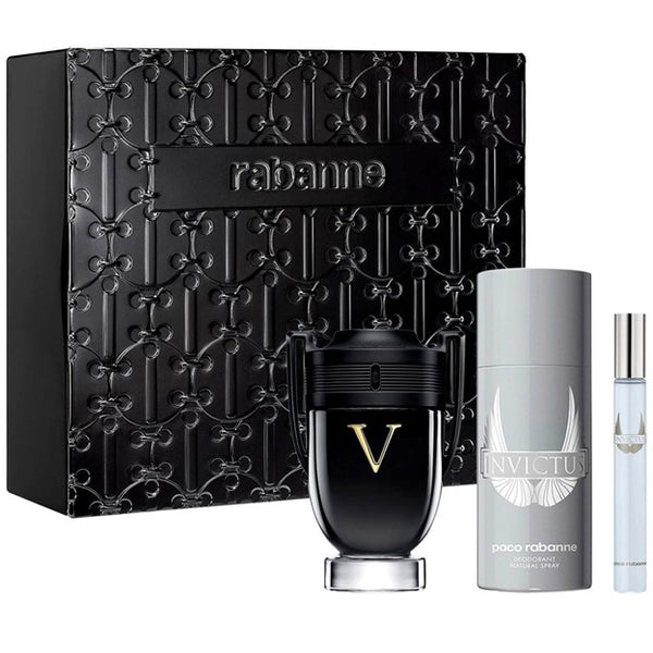 Set Invictus Victory 3pc. Edp Extreme 3.4oz Spray