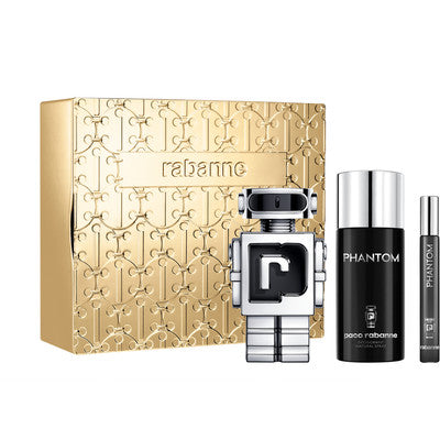 Set Phantom 3pc For Man Edt 3.4oz Spray