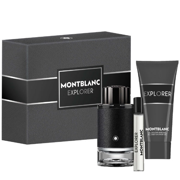 Set Mont Blanc Explorer 3pc. Edp 3.3oz Spray
