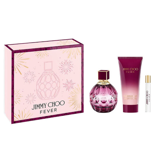 Set Jimmy Choo Fever 3pc. Edp 3.3oz Spray