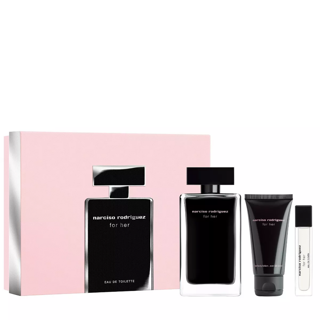 Set Narciso Rodriguez For Her Edt 3.3oz Spray