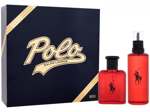 Set Polo Red For Men Edt 2.5oz Spray