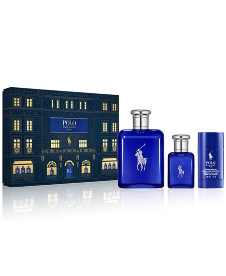 Set Polo Blue Edt 4.2oz Spray For Men