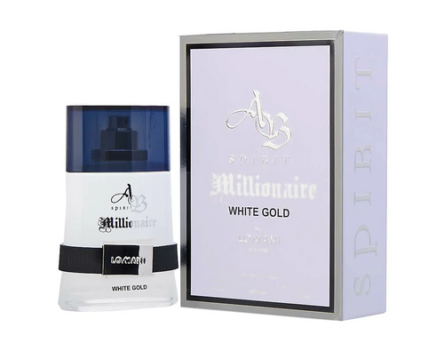 AB Spirit Millionaire White Gold For Men Edp 3.3oz Spray