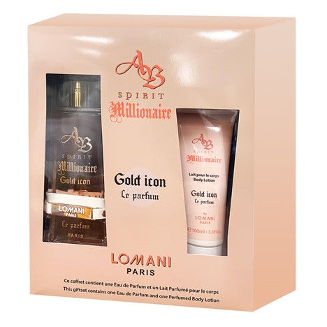 Set AB Spirit Millionaire Gold Icon 2pc. Edp 3.3oz Spray