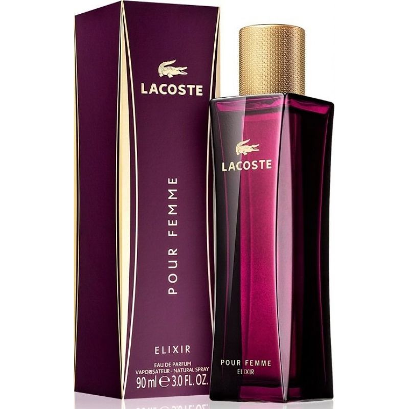 Lacoste Pour Femme Elixir Edp 3.0oz Spray