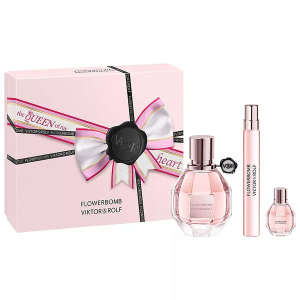 Set Flowerbomb 3pc For Woman Edp 1.7oz Spray