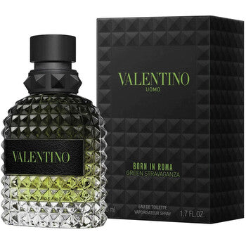 Valentino Uomo Born In Roma Green Stravaganza For Man Edt 3.4oz Spray