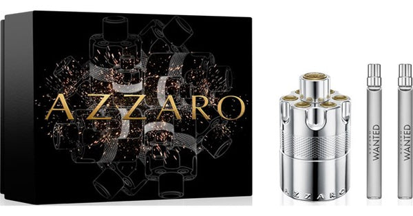 Set Azzaro Wanted For Men 3pc. Edp 3.3oz Spray