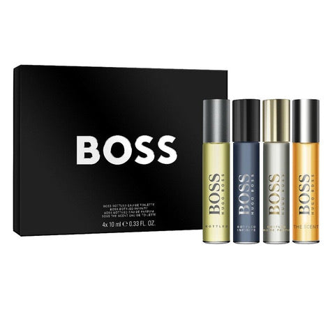 Mini Set Hugo Boss For Men 4 x 0.33oz Spray