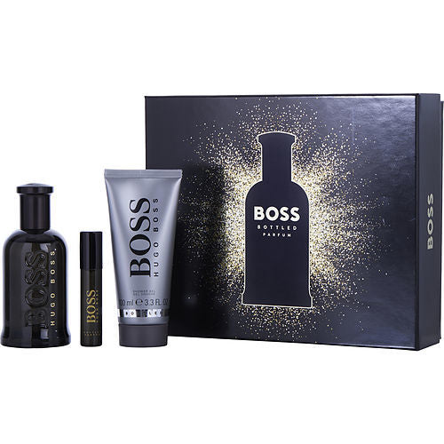Set Boss Bottled Parfum For Men 3.3oz Spray