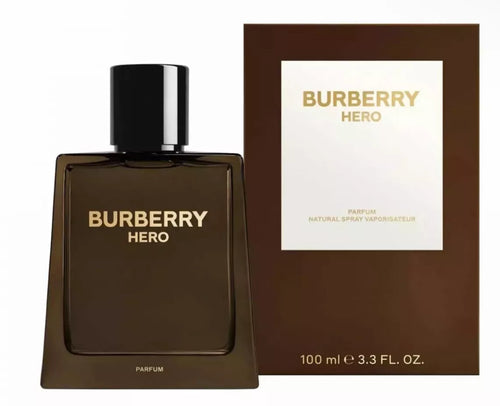 Burberry Hero Parfum 3.3oz Spray Refillable