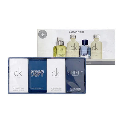 Mini Set Calvin Klein 4pc For Man Edt 0.33oz Spray