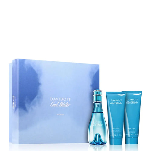 Set Cool Water For Woman Edt 3.4oz Spray
