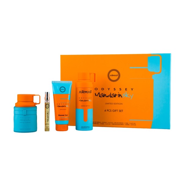 Set Odyssey Mandarin Sky For Men Edp 3.4oz Spray