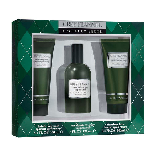 Set Grey Flannel 3pc. Edt 4.0oz Spray