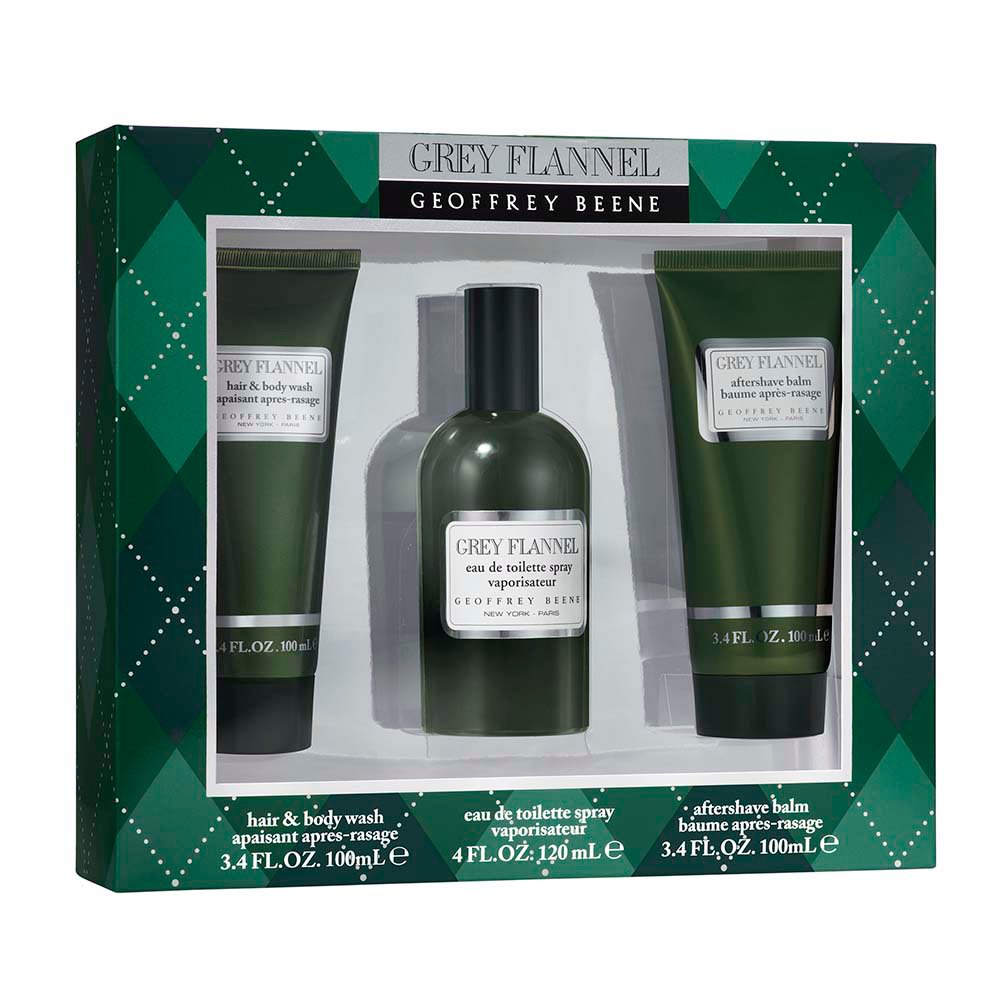 Set Grey Flannel 3pc. Edt 4.0oz Spray