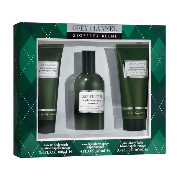 Set Grey Flannel 3pc. Edt 4.0oz Spray
