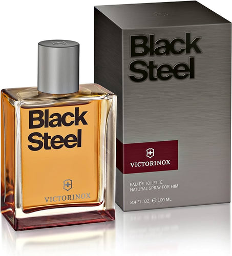 Black Steel For Men Edt 3.4oz Spray