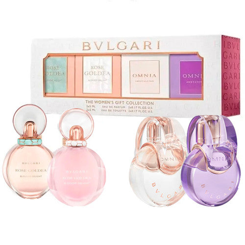 Mini Set Bvlgari For Woman 4 x 0.17oz