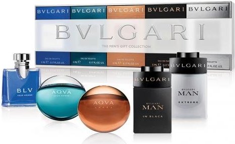 Mini Set Bvlgari For Men 5 x 0.17oz – Alberto Cortes Cosmetics and