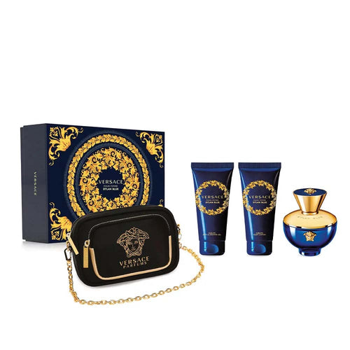 Set Dylan Blue Pour Femme 4pc. Edp 3.4oz Spray