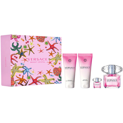 Set Bright Crystal 4pc. Edt 3.0oz Spray