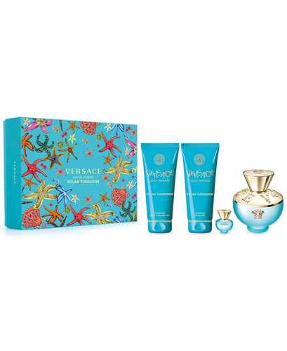 Set Dylan Turquoise 4pc. Edt 3.4oz Spray