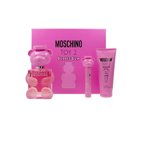Set Moschino Toy 2 Bubble Gum 3pc. Edt 3.4oz Spray