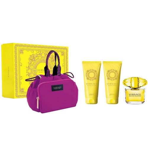 Set Yellow Diamond 4pc For Woman Edt 3.0oz Spray