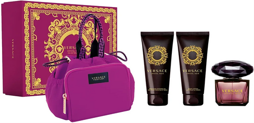 Set Crystal Noir 4pc. Edt 3.0oz Spray