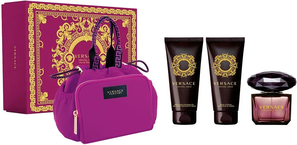 Set Crystal Noir 4pc. Edt 3.0oz Spray
