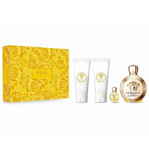 Set Versace Eros Pour Femme Edp 3.4oz Spray