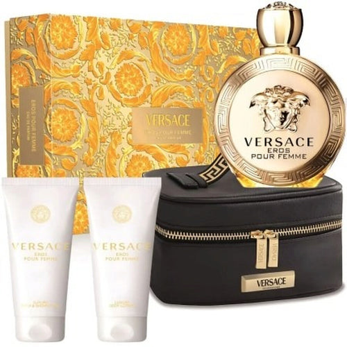 Set Versace Eros Pour Femme Edp 3.4oz Spray