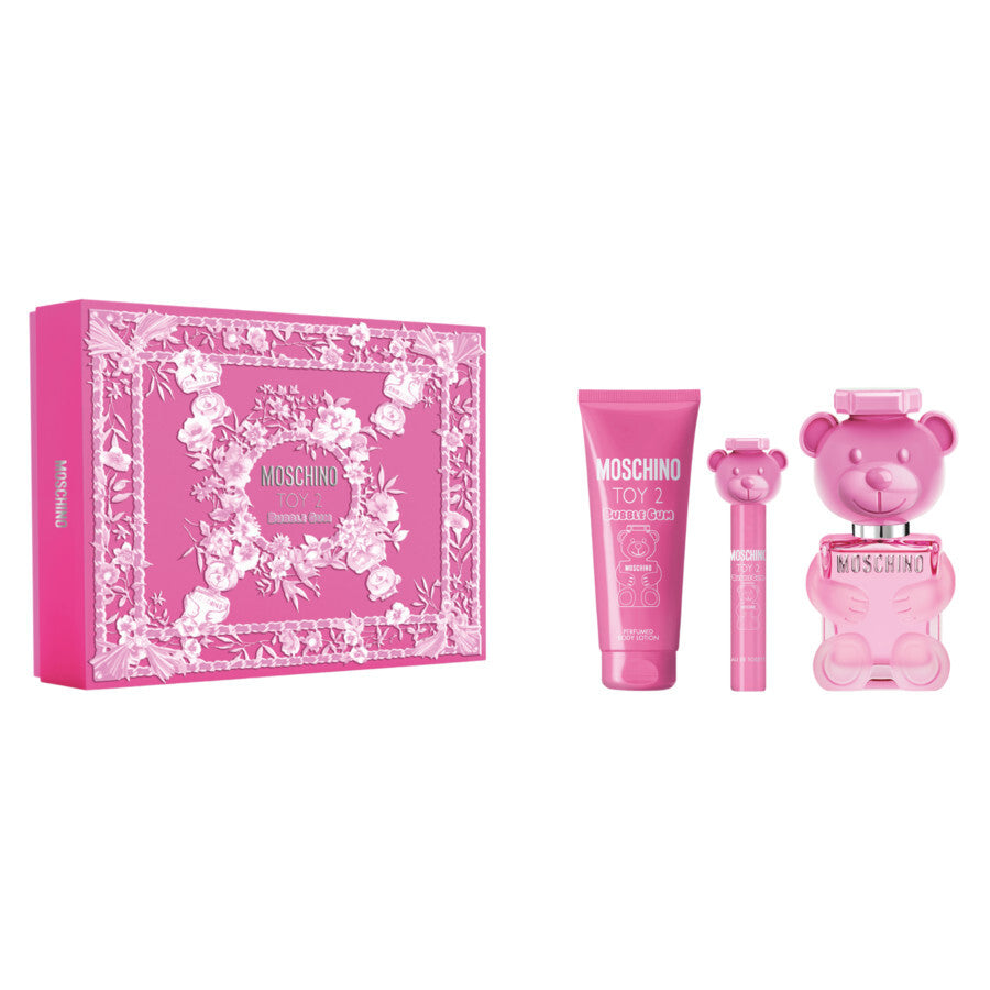 Set Toy 2 Bubble Gum 3pc For Woman Edt 3.4oz Spray