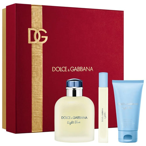 Set D&G Light Blue Pour Homme Edt 4.2oz Spray