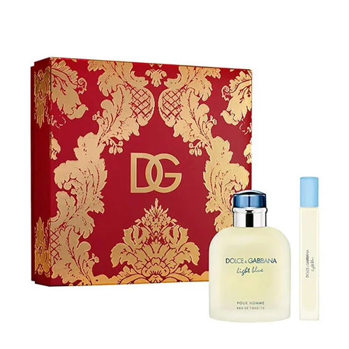 Set D&G Light Blue 2pc. For Men Edt 4.2oz Spray