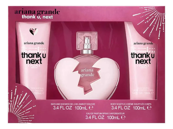 Set Thank u, Next 3Pc For Woman Edp 3.4oz Spray