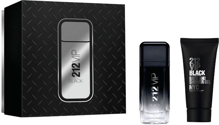 Set 212 VIP Black For Men 2pc. Edp 3.4oz Spray