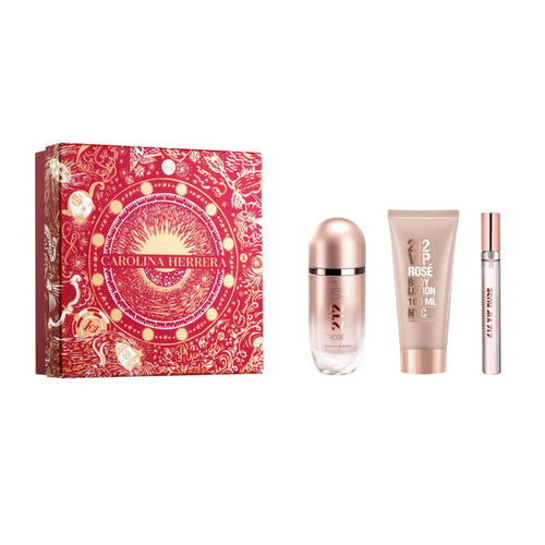 Set 212 VIP Rose 3pc.Edp 2.7oz Spray