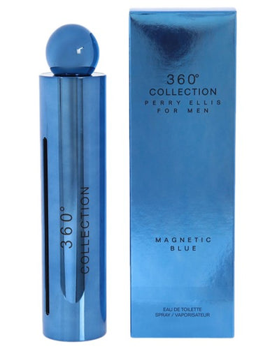 360 Collection Magnetic Blue Edt 3.4oz Spray For Men