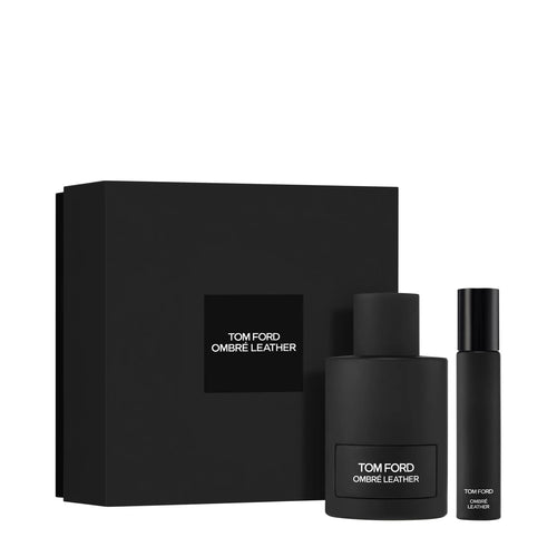 Set Tom Ford Ombre Leather For Man Edp 3.4oz Spray