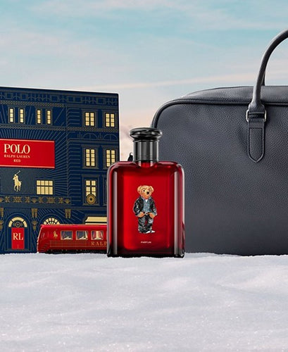 Set Polo Red Parfum Bear Edition 4.2oz Spray For Men